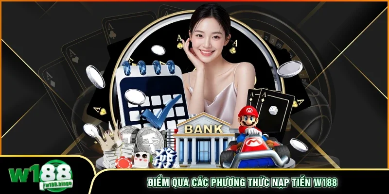 Điểm qua các phương thức nạp tiền W188