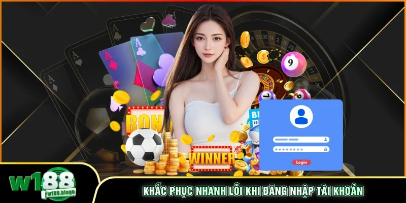  Khắc phục nhanh lỗi khi đăng nhập tài khoản